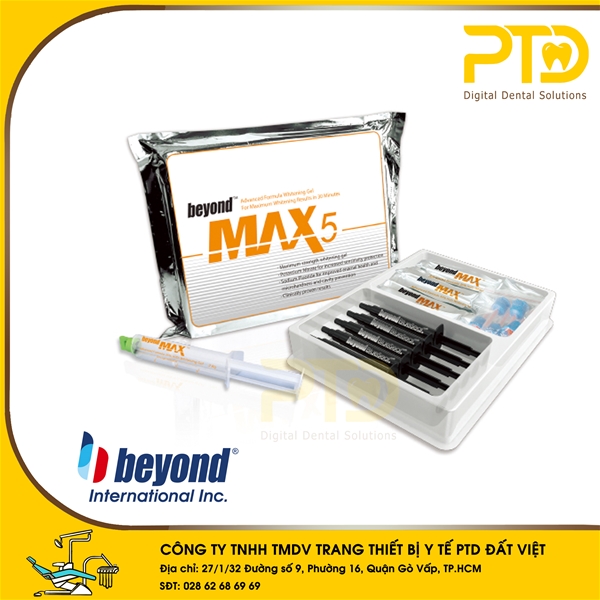 Tẩy trắng răng max 5 kit