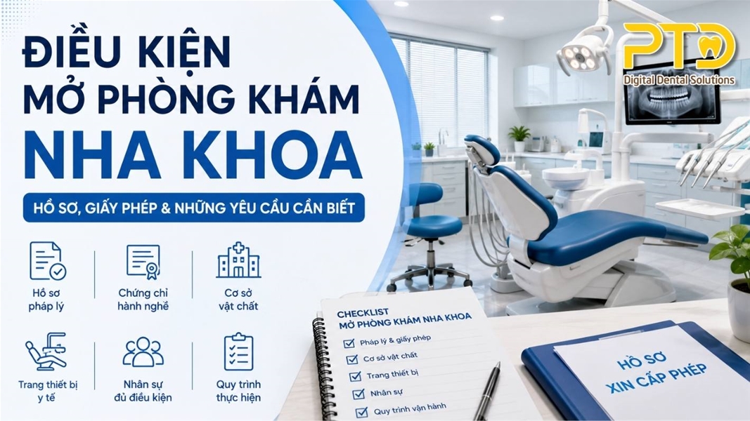 Điều kiện mở phòng khám nha khoa cập nhật mới nhất