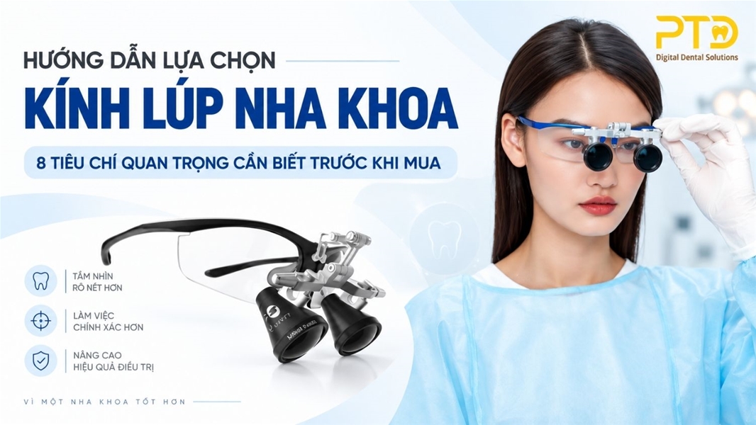 hướng dẫn lựa chọn kính lúp nha khoa cho phòng khám