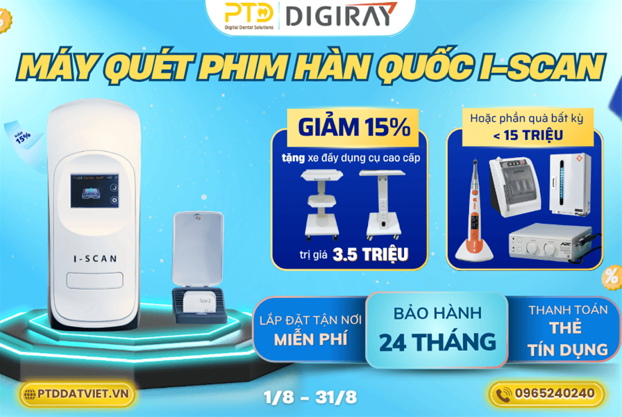 Khuyến mãi máy quét phim nha khoa hàn quốc I-SCAN